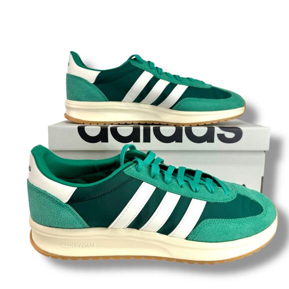 Adidas Run 70S 2.0 Mens Green Sneakers Casual Shoes JI4919 Size 10.5